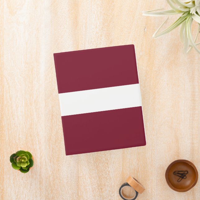 Latvia flag mini binder (InSitu)