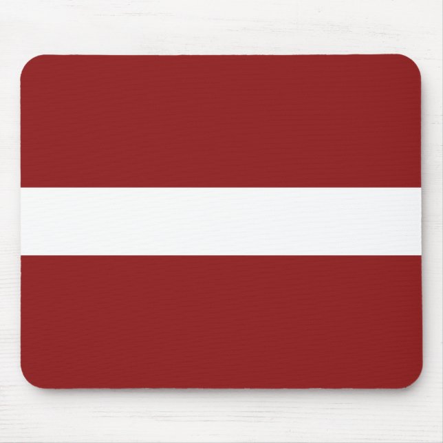 Latvia Flag Mousepad (Front)