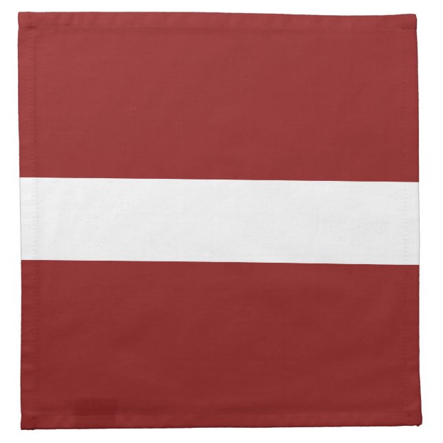 Latvia Flag Napkin (Front)