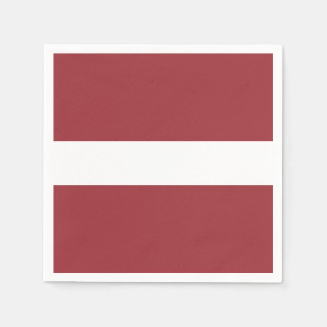 Latvia Flag Napkins (Front)