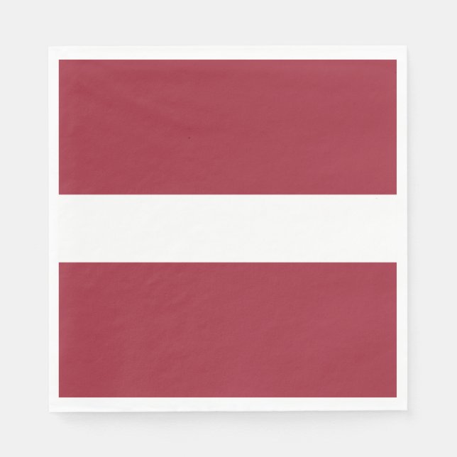Latvia Flag Napkins (Front)