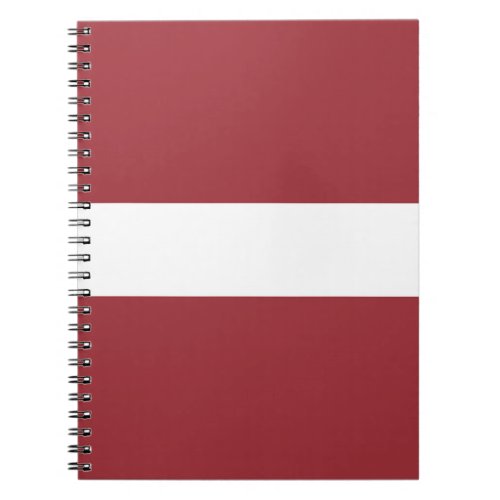 Latvia Flag Notebook