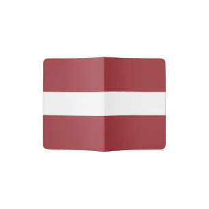 Latvia Flag Passport Holder
