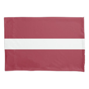 Latvia Flag Pillow Case