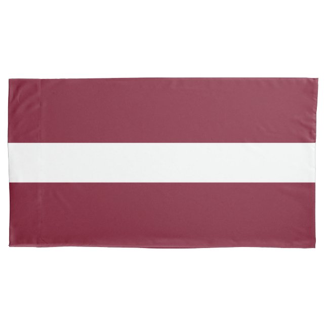 Latvia flag pillow case (Front)