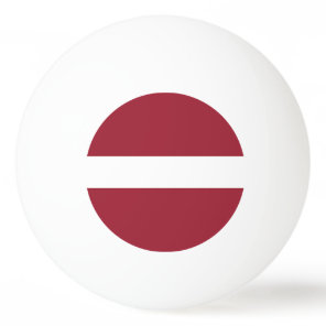 Latvia Flag Ping Pong Ball