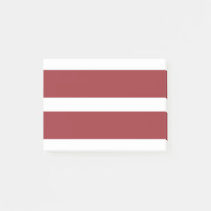 Latvia Flag Post-it Notes