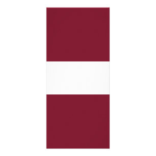 Latvia flag rack card