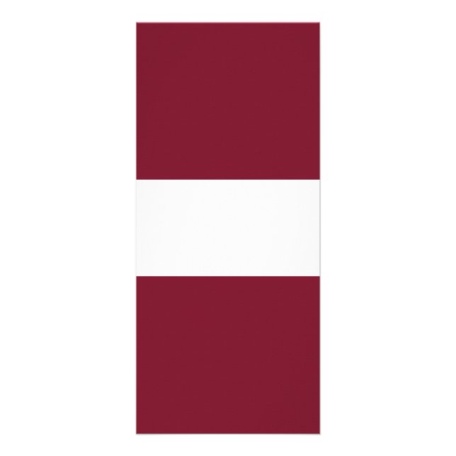 Latvia flag rack card (Front)