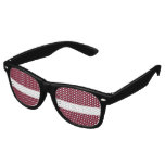 Latvia flag retro sunglasses