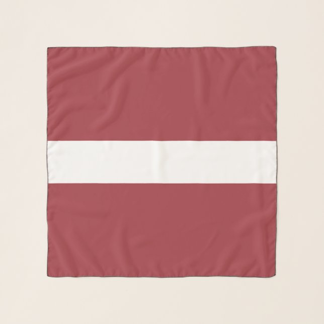 Latvia Flag Scarf (Front)