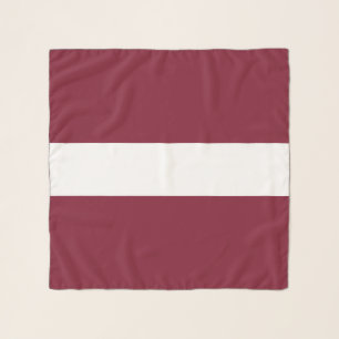 Latvia flag scarf