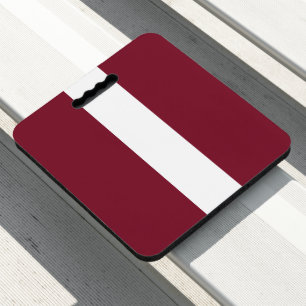 Latvia flag seat cushion