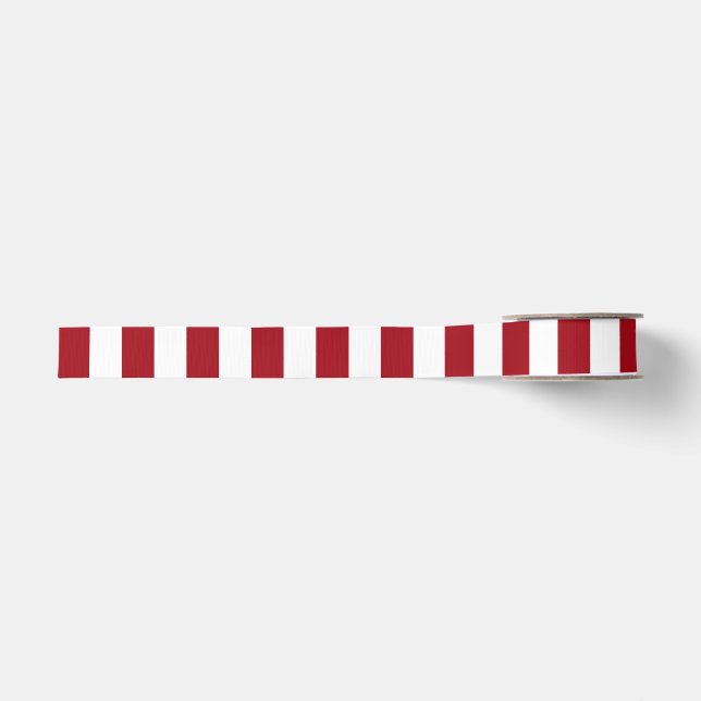 latvia flag stripes country symbol lines red white grosgrain ribbon (Front)