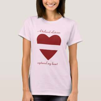Latvia Flag Sweetheart T-Shirt