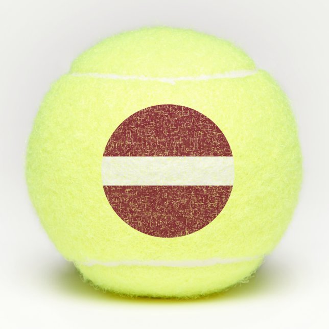 Latvia flag tennis balls (Front)
