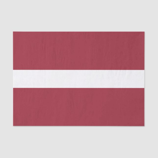 Latvia Flag Tissue Paper (Front)
