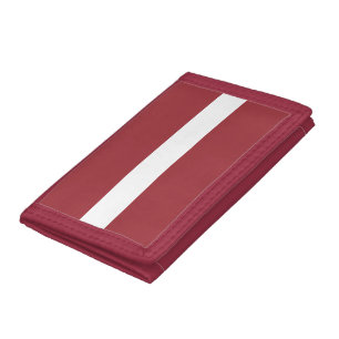 Latvia Flag Tri-fold Wallet