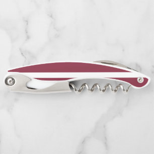 Latvia flag waiter's corkscrew