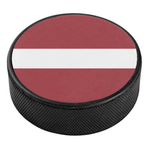 LATVIA HOCKEY PUCK 