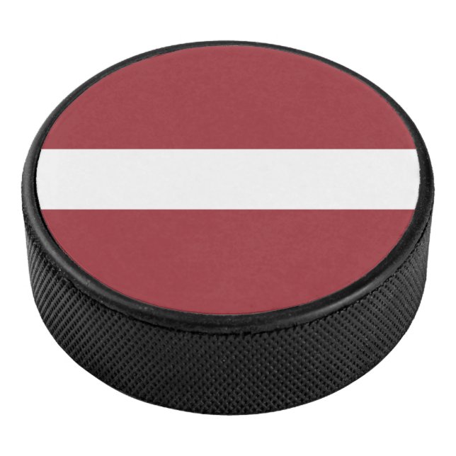 LATVIA HOCKEY PUCK  (3/4)