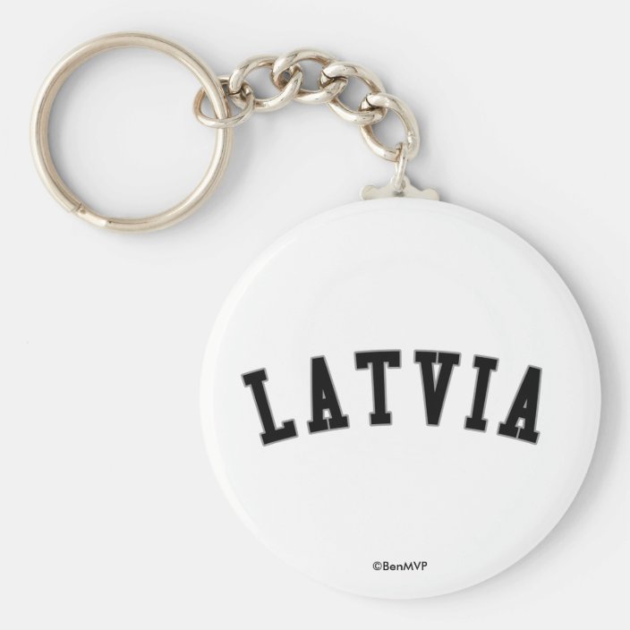 Latvia Key Chain