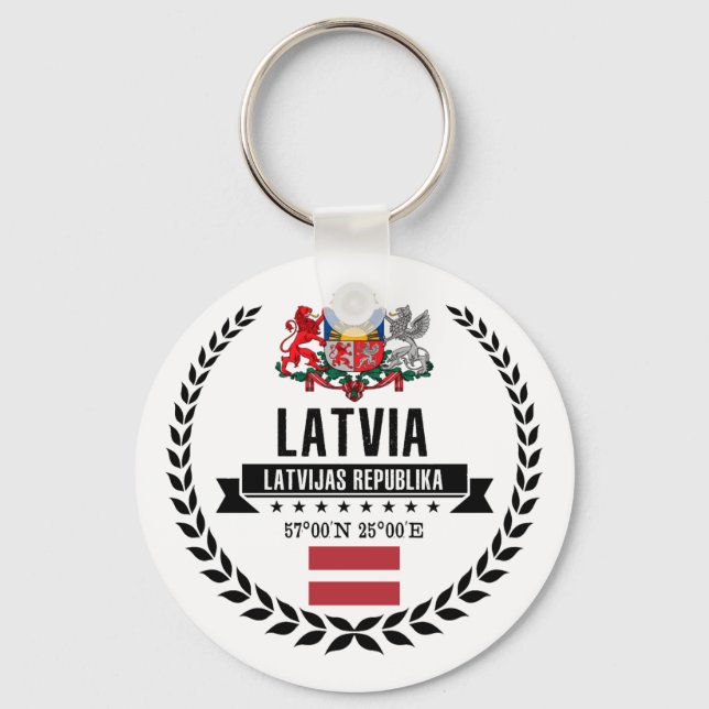 Latvia Keychain (Front)