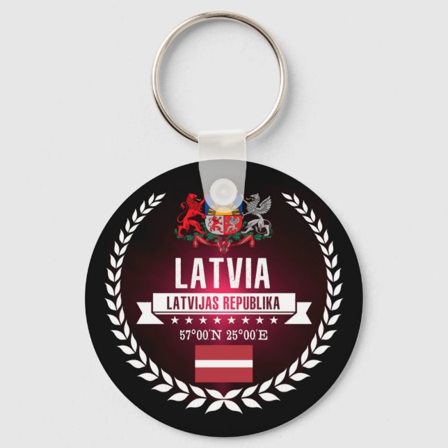 Latvia Keychain (Front)