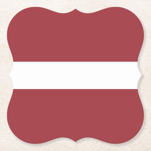 Latvia Latvian Flag Paper Coaster
