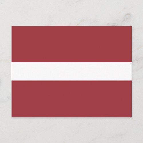 Latvia Latvian Flag Postcard