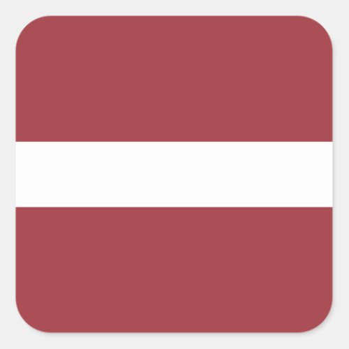 Latvia Latvian Flag Square Sticker