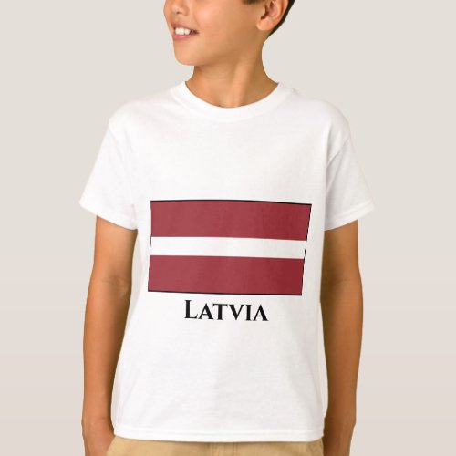 Latvia Latvian Flag T_Shirt