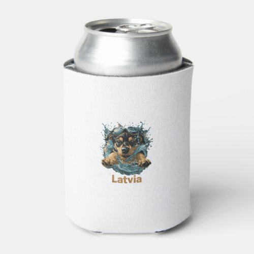 Latvia Latvian Hound Dog Diving Art _ Dog Lover So Can Cooler