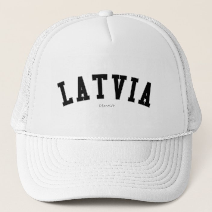 Latvia Mesh Hat