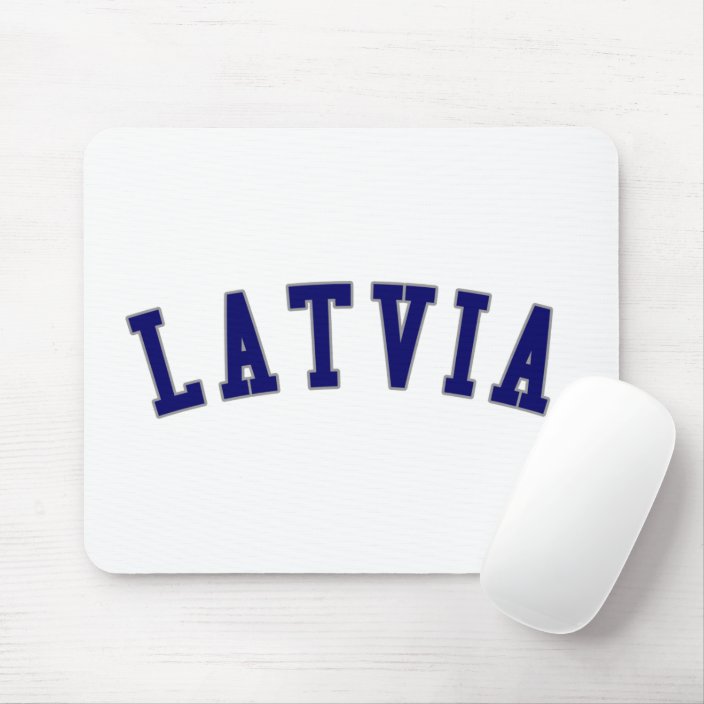 Latvia Mouse Pad