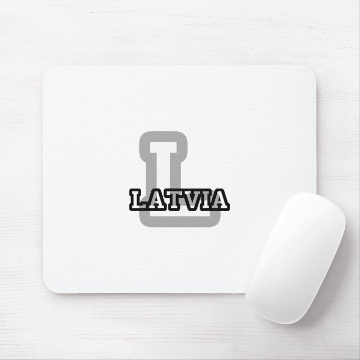 Latvia Mouse Pad
