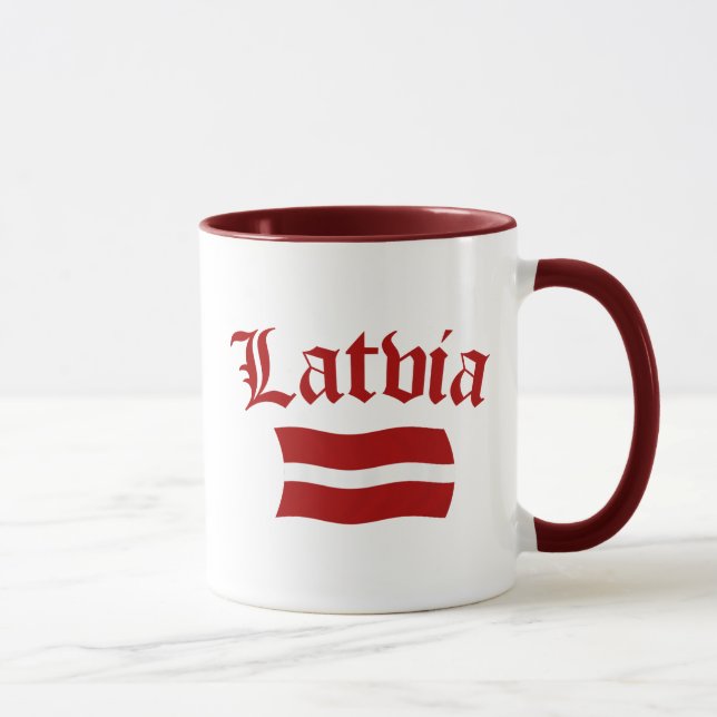 Latvia Mug (Right)