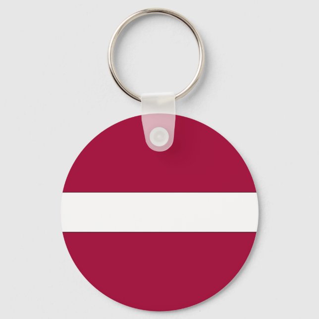 Latvia National Flag Keychain (Front)