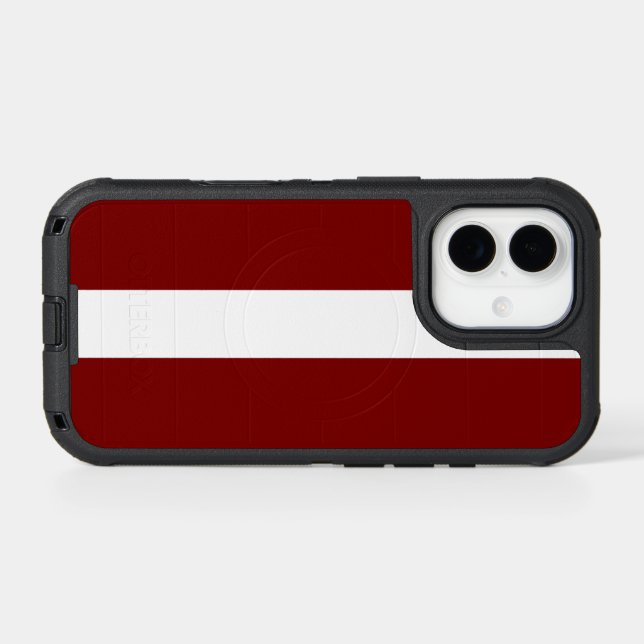 Latvia Otterbox iPhone Case (Back Horizontal)
