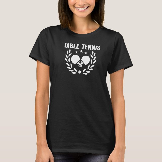 Latvia Ping Pong  Proud Latvian Table Tennis Suppo T-Shirt (Front)