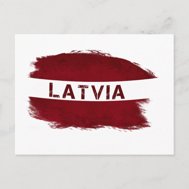 Latvia Postcard (Front)