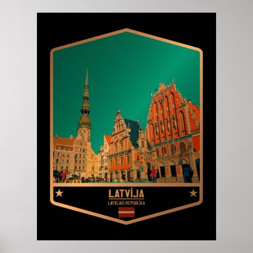 Latvia Poster