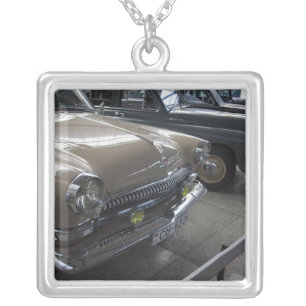 Latvia, Riga, Riga Motor Museum, 1960s Silver Plated Necklace