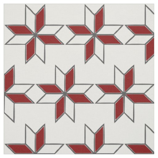 Latvian Auseklis Light defeating dark symbol Fabric