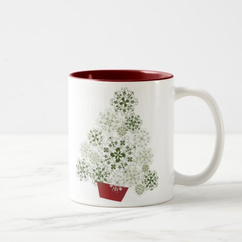 Latvian Christmas tree mug