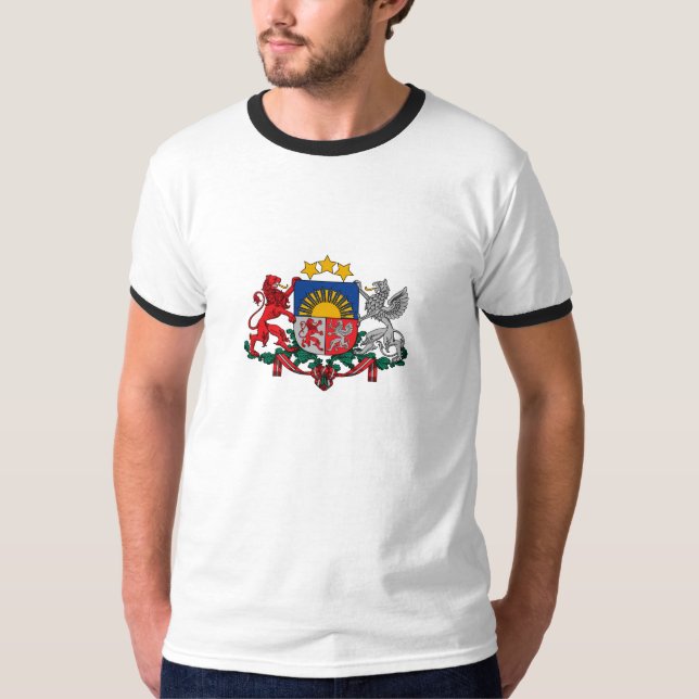 Latvian coat of arms T-Shirt (Front)