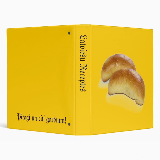 Latvian cook book cover binder (Background)