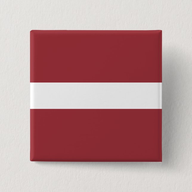 Latvian Flag (Latvia) Button (Front)