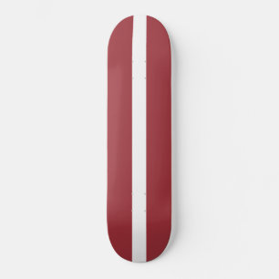 Latvian Flag (Latvia) Skateboard