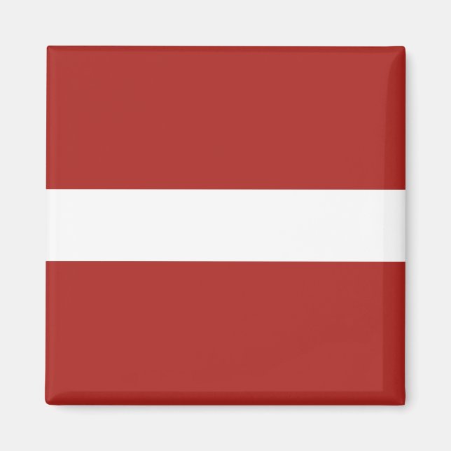 Latvian Flag Magnet (Front)